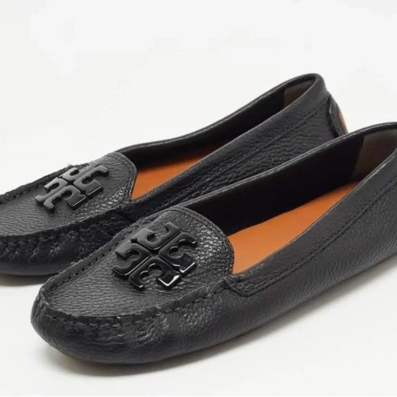 Tory Burch | Shoes | Tory Burch Black Pebbled Leather  display picture 2